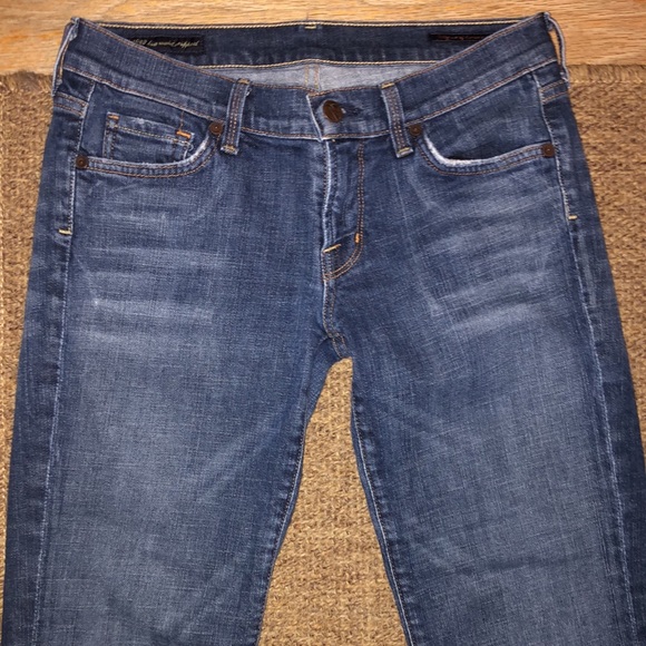CITIZENS OF HUMANITY Size 29 Kelly #063 Low Waist Crop Stretch Jeans  $79 NEW - Picture 13 of 16